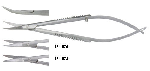 Castroviejo Corneal Scissors 3-3/4 Cvd Sharp Tips