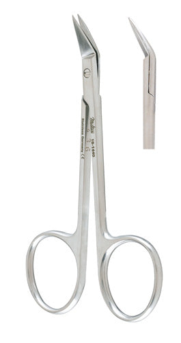 Wilmer Conjunctival Scissors 4-1/8 Ang On Flat