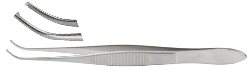 Iris Tissue Fcps 3-7/8Curved1X2 Teeth0.6Mm Tips