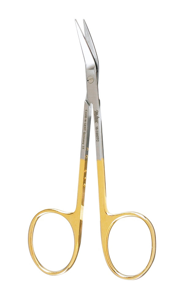 Wilmer Conjunctival Scissors 4-1/2 Ang On FlatTc