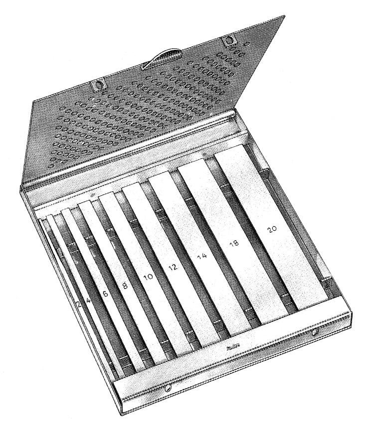 Swiss Pattern OsteotomeSet Of 9W/Sterilizer Case
