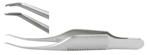 Pierse Colibri Corneal Forceps 3Ang0.1Mm Tip Dia