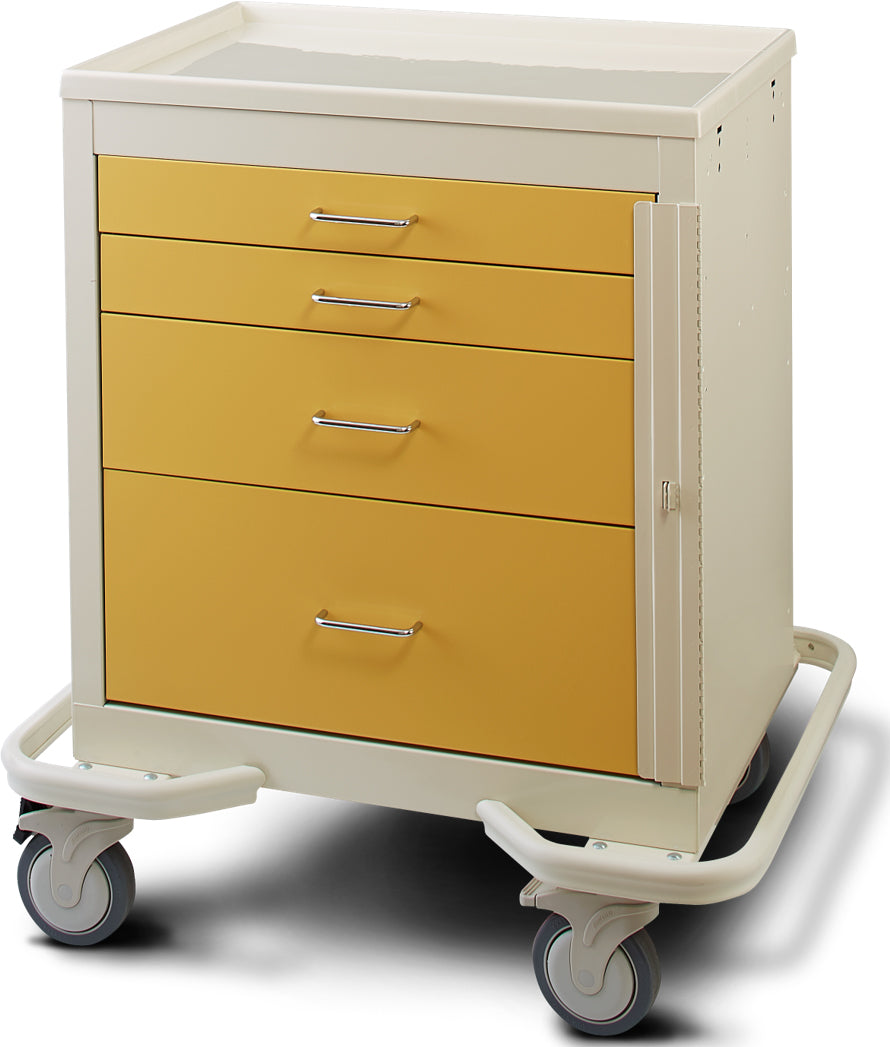 MPD 4 Drawer Isolation Cart - 39.75"H