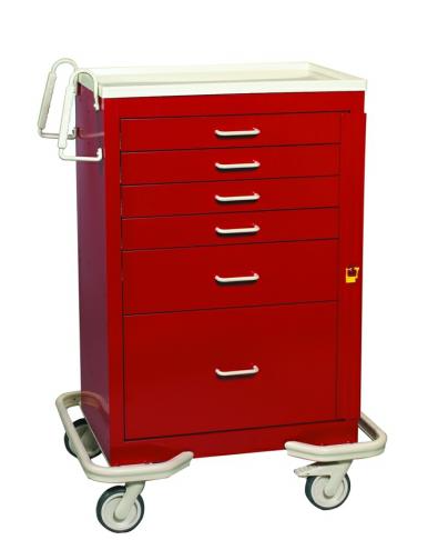 MPD 6 Drawer Emergency Crash Cart