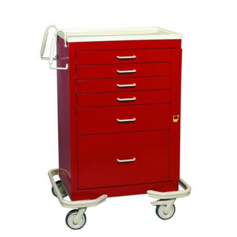 MPD 6 Drawer Emergency Crash Cart