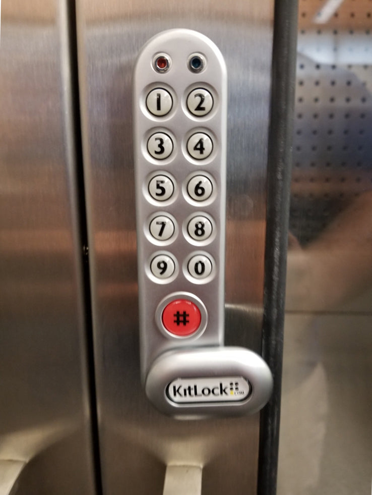 Electronic Lock for Warming Cabinet - Locked