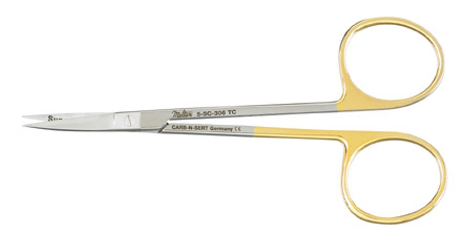 Miltex Iris Scissors 4-5/8,Supercut, Tc, Curved,Sharp