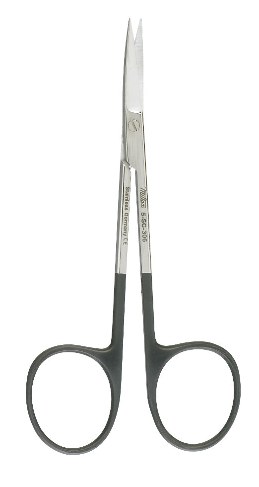 Miltex Iris Scissors 4-5/8, Supercut, Curved, Sharp/Sharp