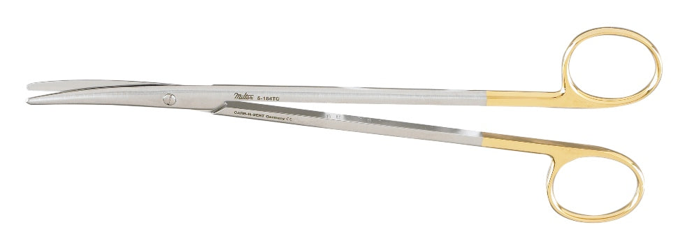 Miltex Metzenbaum Scissors 8, Tc, Standard, Curved, Blunt
