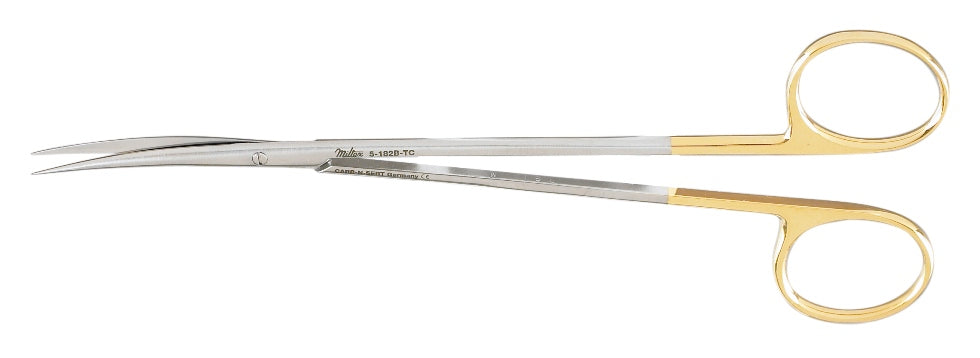 Miltex Metzenbaum Scissors 7, Tc, Delicate, Curved, Sharp