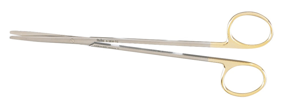 Miltex Metzenbaum Scissors 7, Straight, Blunt,Tungsten Carbide