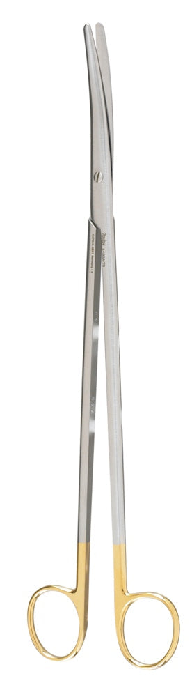 Miltex Metzenbaum Scissors 12-1/4, Tc, Curved, Blunt