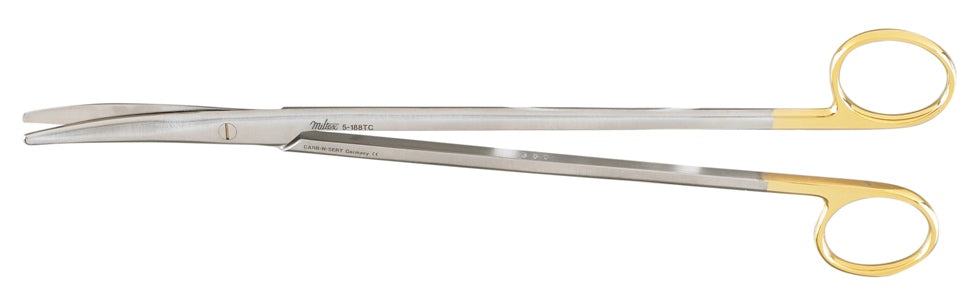 Miltex Metzenbaum-Nelson Scissors 9-1/4, Tc, Curved,Blunt