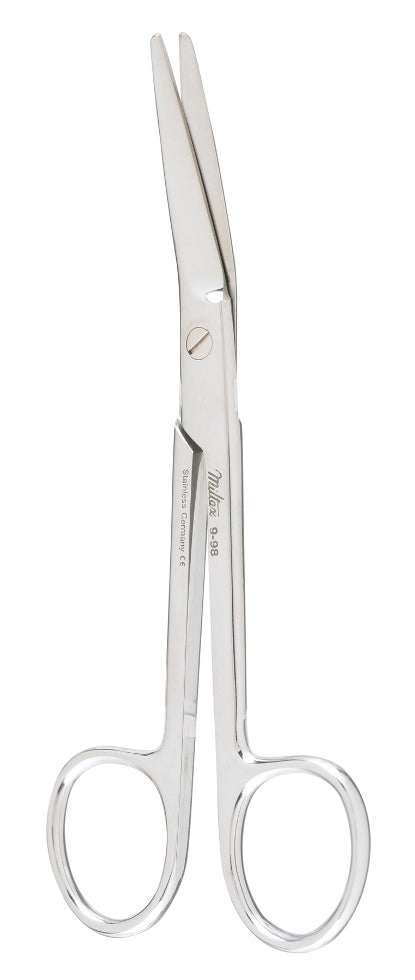 New'S Suture Scissors  5-3/4  Angled On Flat