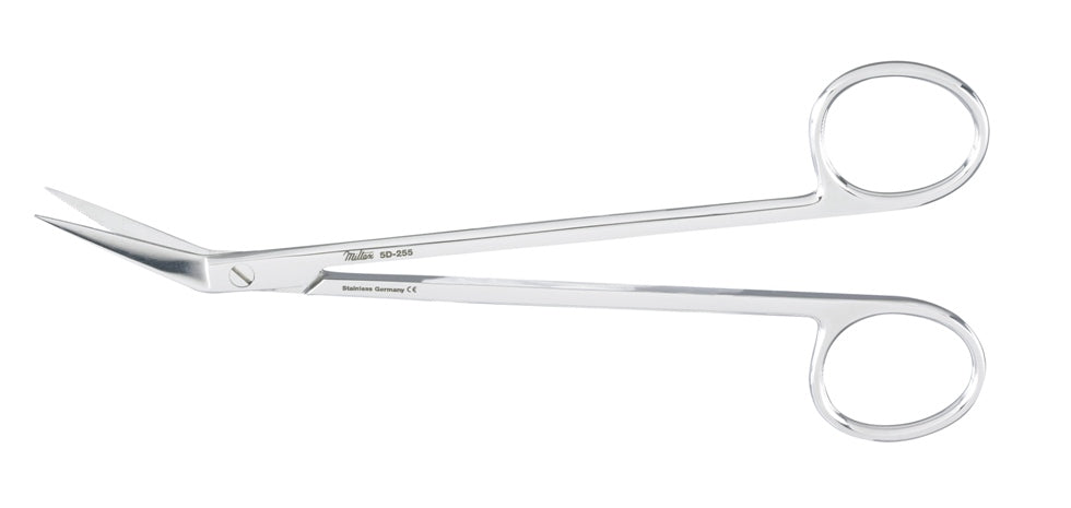 Miltex Kelly Scissors, 6-1/4, Ang, Sharp,W/One Serrated Blade