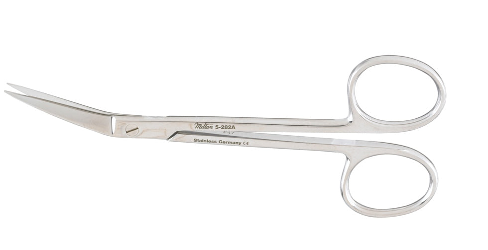 Plastic Surgery Scissors 4-5/8  Angled Sharp/Sharp