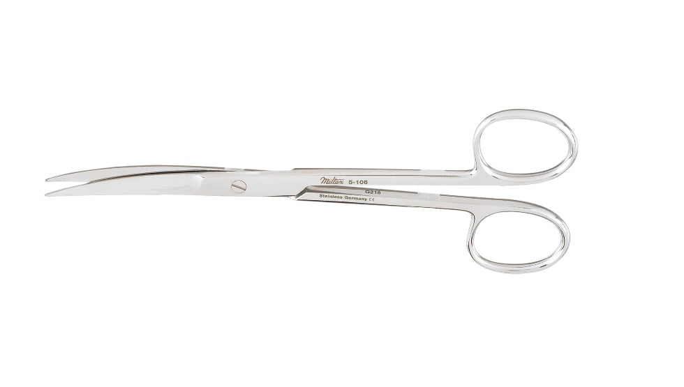 Miltex Deaver Scissors, 5-5/8, Curved, Sharp-Sharp
