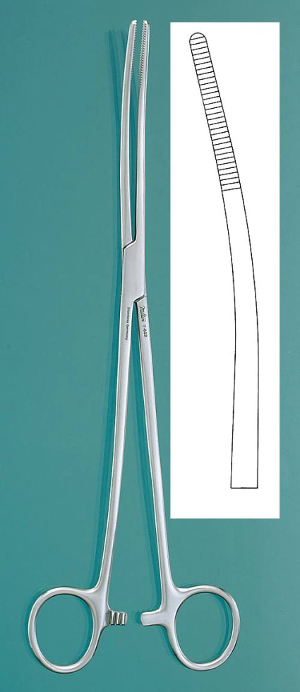 Bozeman Uterine Dressing Fcps 10-1/4-Double Curved