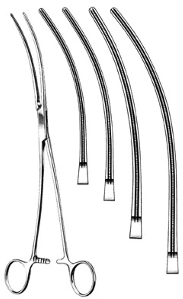Miltex Debakey Aortic Aneurysm Clmp 10-1/4 Cvd Jaw 3-1/4