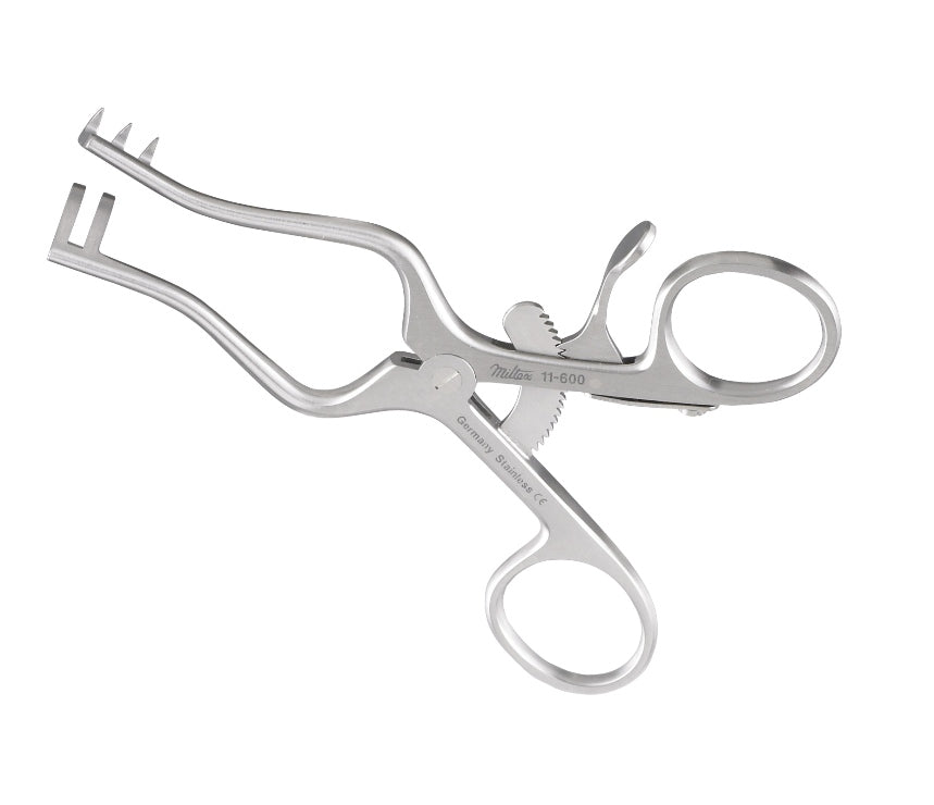 Miltex Weitlaner Retractor, 4-3/8, 2 X 3 Teeth, Sharp