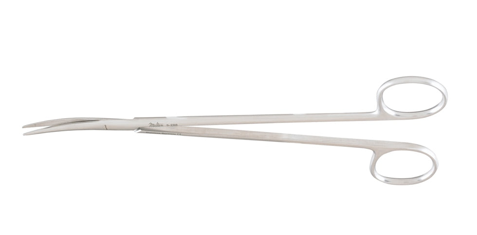 Miltex Metzenbaum Scissors, 7, Curved, Blunt