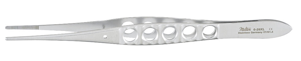 Dressing Forceps 6 Serrated Fenestrated Handles