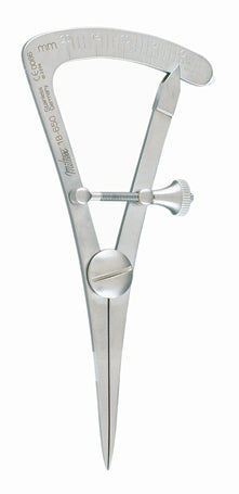 Castroviejo Caliper 3-1/4 StrGraduated 0 To 20Mm