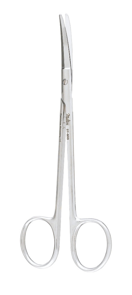 Fomon Saber Back Scissors 5-3/8 Cvd Semi-Sharp