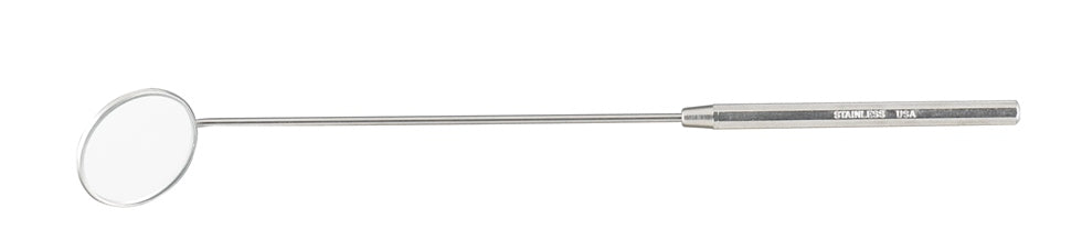 Miltex Laryngeal Mirror W/Threaded Handle,No. 7: 28Mm Dia