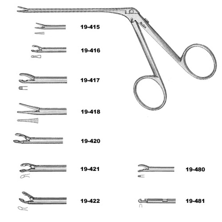 House Ear Forceps 3-1/8 Shaft 4.5Mm Serr Jaws