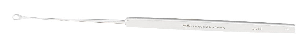 Miltex Shapleigh Ear Curette 6, Serrated, Large Loop