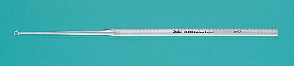 Miltex Buck Ear Curette 6-3/4, Straight, Blunt, Size 1