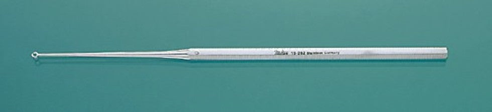 Miltex Buck Ear Curette 6-3/4, Straight, Blunt, Size 0