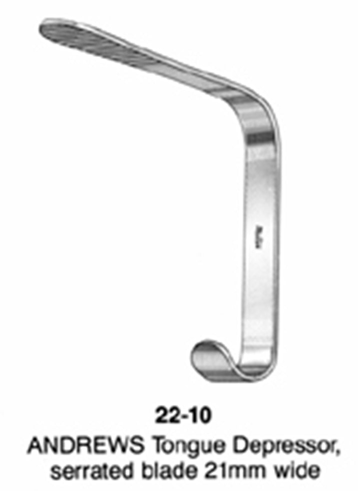 Miltex Andrew Tongue Depressor 4-3/8, Serr, 20.5Mm Wide