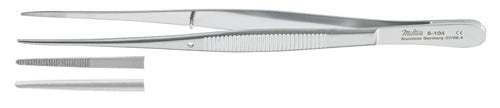 Semken Dressing Forceps 4-7/8 Serrated Tips