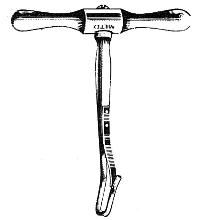 Strully-Gigli Saw Handles Solid T-Style Pair