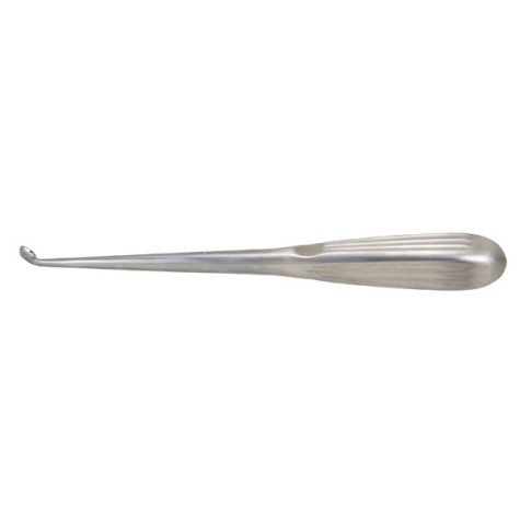 Miltex Spratt Curette 9, Angled,Oval Cup, Sz 4, 9.5X6.1Mm