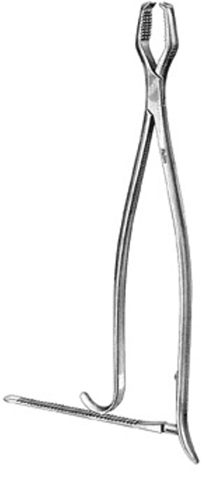 Miltex Lane Bone Holding Forceps 13, W/ Ratchet