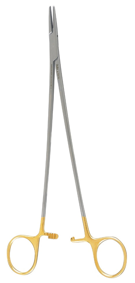 Miltex Crile-Wood Quick Release Needle Holder 9, Serr, Tc