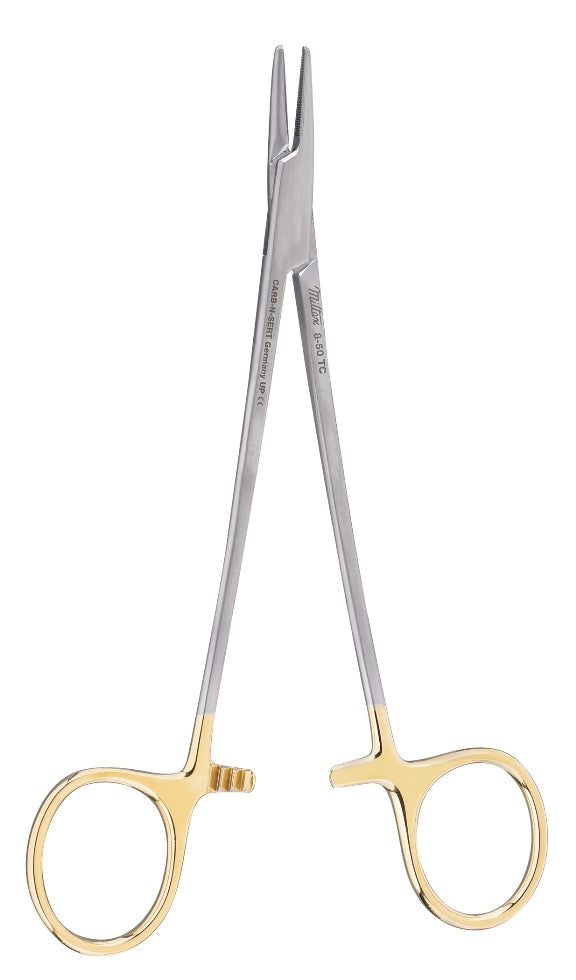 Miltex Crile-Wood Needle Holder 6, Tc, Straight, Serrated