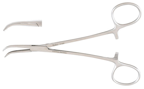 Dandy Forceps 5-5/8 Curved Sideways