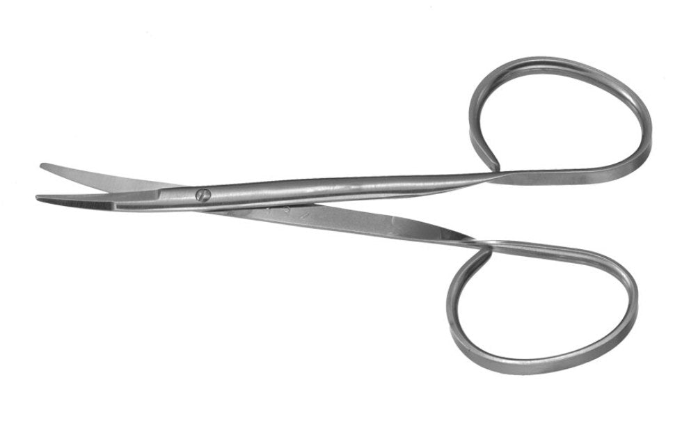 Miltex Kaye Blepharoplasty Scissors,4-1/4,Curved,Serrated