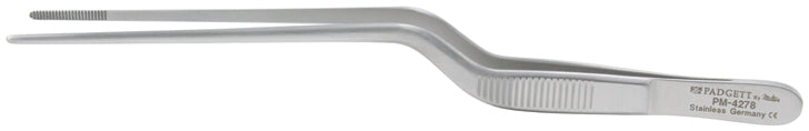 Jansen Bayonet Dressing Forceps 6-1/4 Serrated