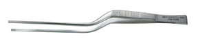 Miltex Cushing-Brown Bayonet Tissue Forceps 7,  8X8 Teeth