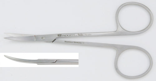 Iris Scissors 4-1/2 Curved Blunt/Blunt