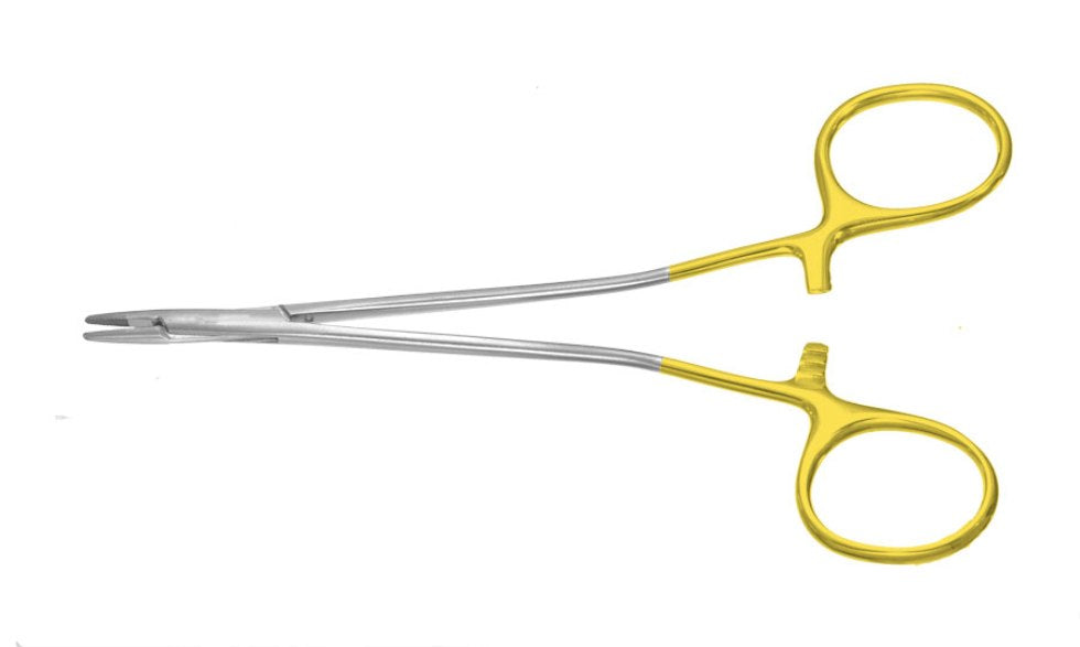 Miltex Swedish Needle Holder 5-7/8, Tc, Serrated Jaws