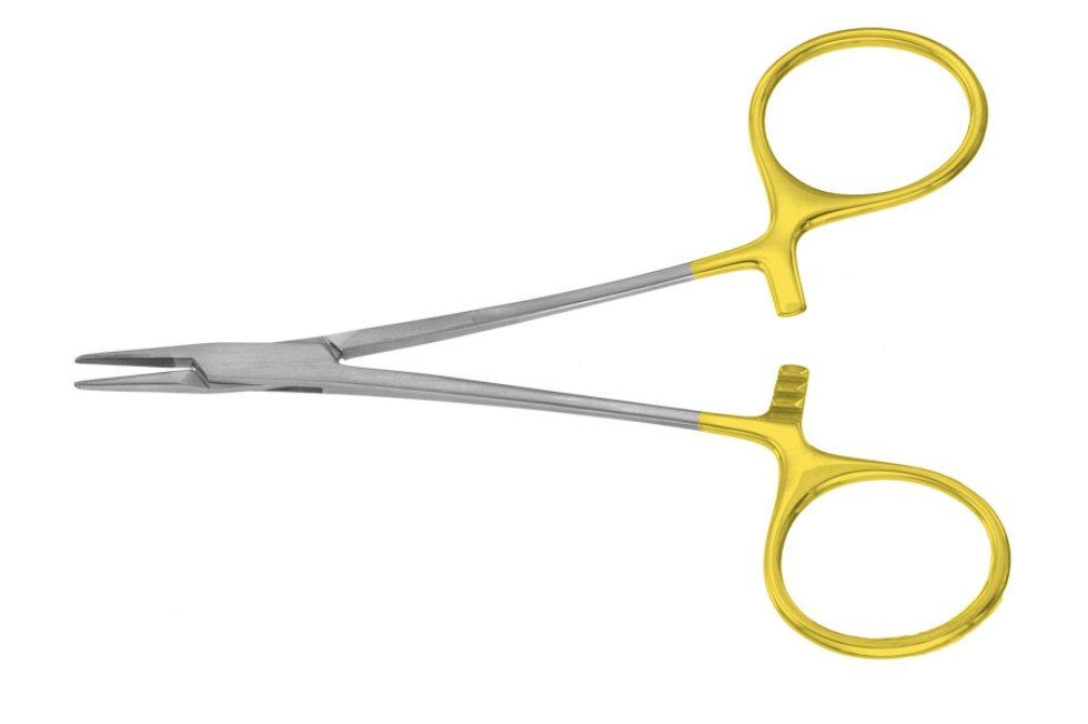 Par Needle Holder 5-1/4 Tc Serrated Jaws