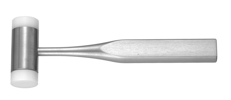 Miltex Nasal Mallet, 7-1/4, Nylon, 4 Oz. Head, 1 In Dia