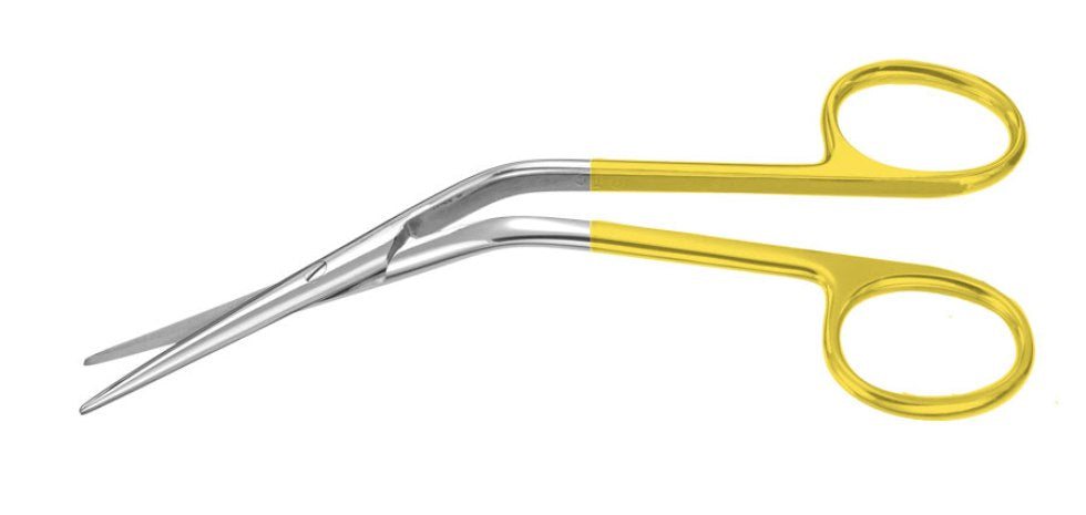 Fomon Dorsal Scissors 5-1/4 Angled Supercut Tc