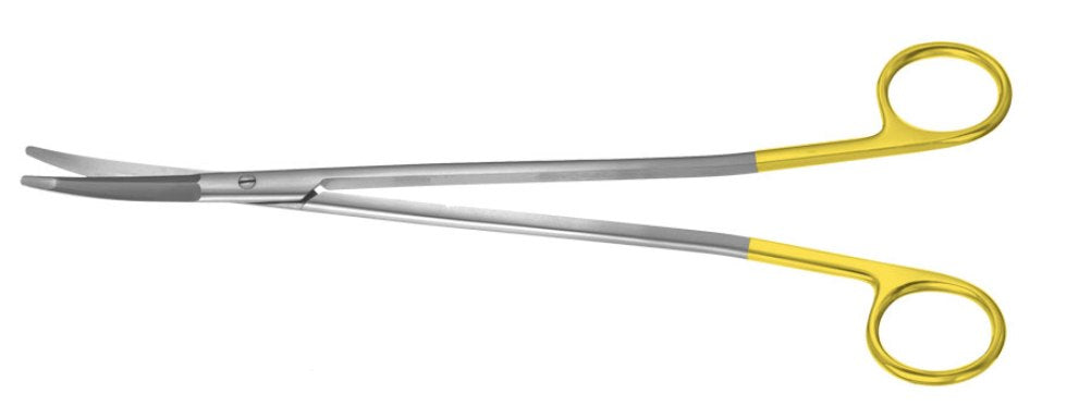 Miltex Gorney Scissors 9,Curved,Serrated,Tungsten Carbide